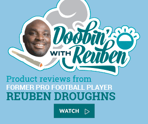 Banner gif of Lightshade Doobin' with Reuben for Video Screen Shot of Cannabinoids for Programmatic Advertising for Cannabis Businesses