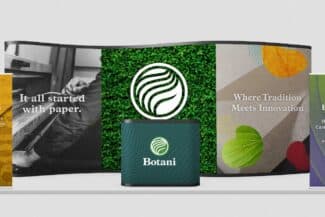 Botani Trade booth Mock Up