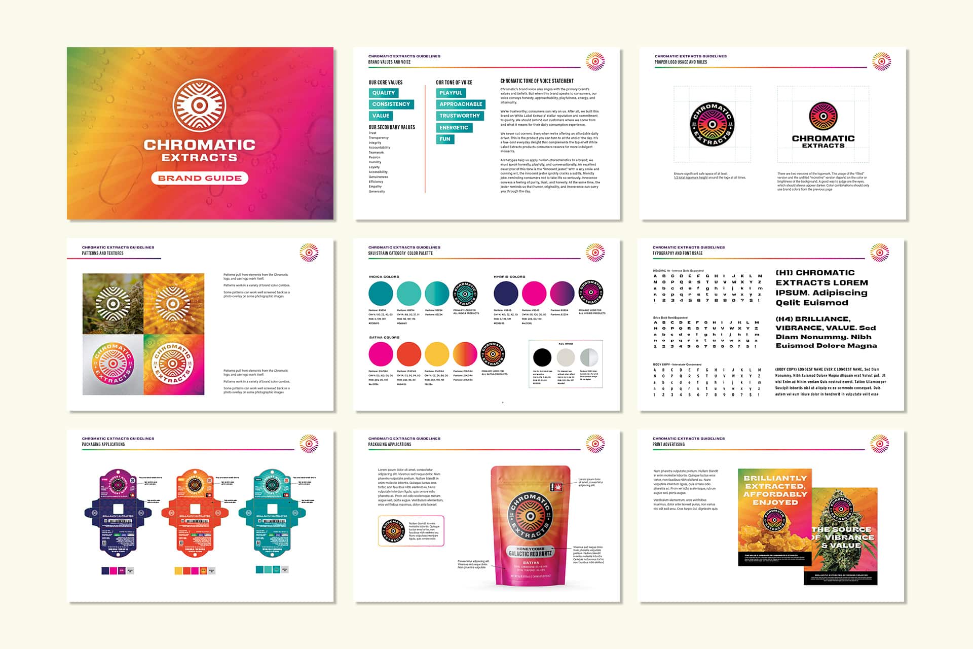 Chromatic Extracts Portfolio Brand guide