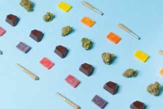 Lightshade Product shot featuring cannabis products